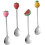 Set van 4 fruitvormige serveerlepels 1