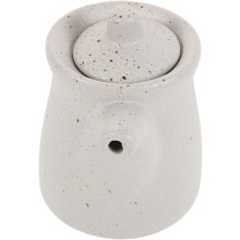 Pot Shoyu en céramique japonaise Bouteille à condiments en porcelaine rouge avec couvercle Support à vinaigre Distributeur d'huile d'olive