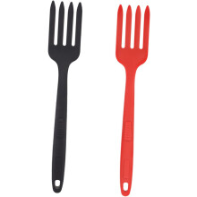 Lot de 2 fourchettes à ustensiles de cuisine en silicone, multifonctions, portables et réutilisables, pour pâtes, dîner, salade