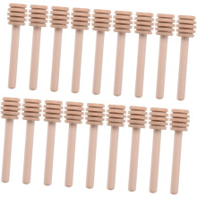 Lot de 25 bâtonnets mélangeurs pour miel, faciles à tenir, pour pot de miel