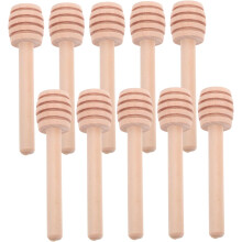 Ensemble de 20 mini-bâtonnets en bois pour mélanger et tremper la confiture et le miel