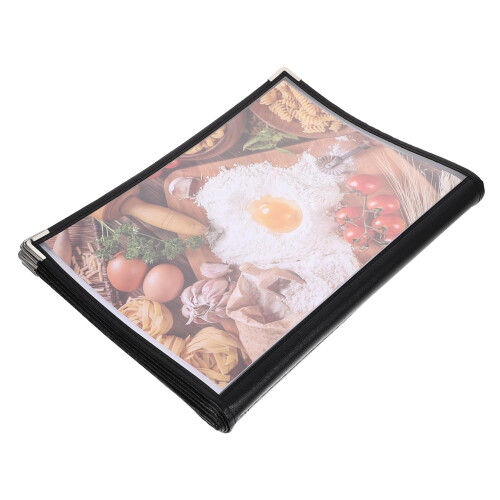 Handig menuboek Restaurantmenu Display Pad Restaurantmenu Leren Boek