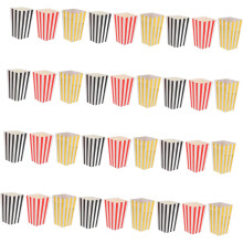 Draagbare popcornbakken 36 stuks popcornemmer voor films Kleine frietbekers Verjaardag Bruiloft Benodigdheden Wegwerp