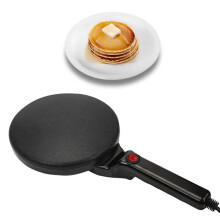 Crêpière électrique 600 W - Portable et ronde
