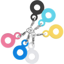 Schattige stro siliconen hanger 6 stuks stro decoratie herbruikbare hangende bedel voor stro hanger