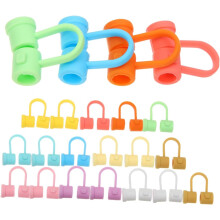 30 stuks rietjesstoppers, dierendeksels, doppen, koffiebekers, herbruikbare rietjes, tips, deksels, bubbelroerder, handvat, jumbo