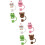 Lot de 8 bouchons de paille en silicone 1