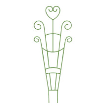 Iron Indoor Plant Trellis for Climbing Plant Trellis-Green