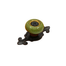 Kastgreep met antieke bronzen afwerking, elegante keramische-9