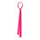 3.5Cm Thin Solid Tie Breathable Polyester Trendy-rose red 1