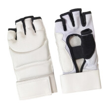 2 Stück Halbfinger-Boxsack-Handschuhe, Kampfhandschuhe,-Weiß XL