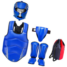 Complete Protections Set with Ventilated-Blue five piece set M