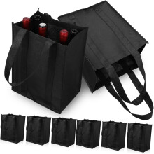Τσάντα Carrierwine Bottle with Handle 6 τμχ Τσάντες Tote Non Woven Fabric