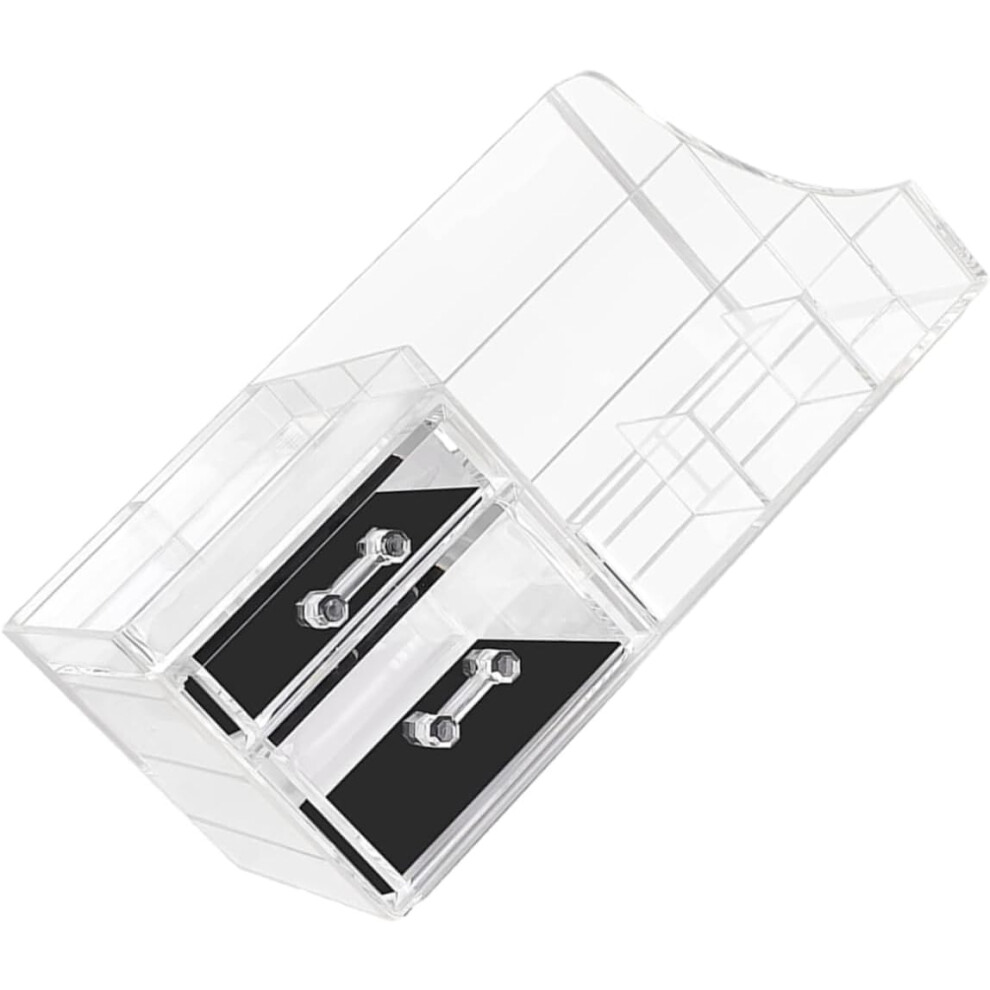 Hbhkjs Eyeshadow Palette Makeup Makeup Organizer Small Acrylic Lipstick And Brush Organizer