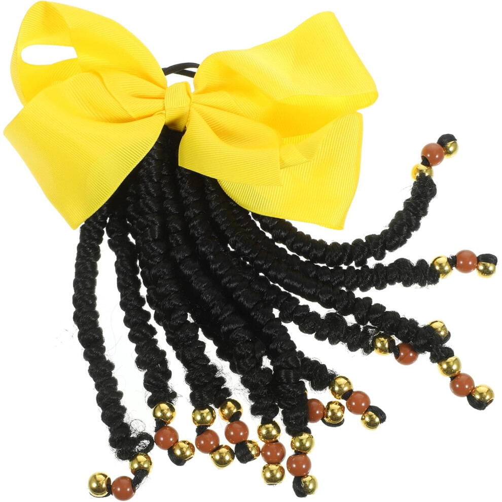 Hbhkjs Hair Extension Ponytail Bowknot Braided Ponytail Extension For Women Fashionable And Reusable Accessory For Parties And Daily Use