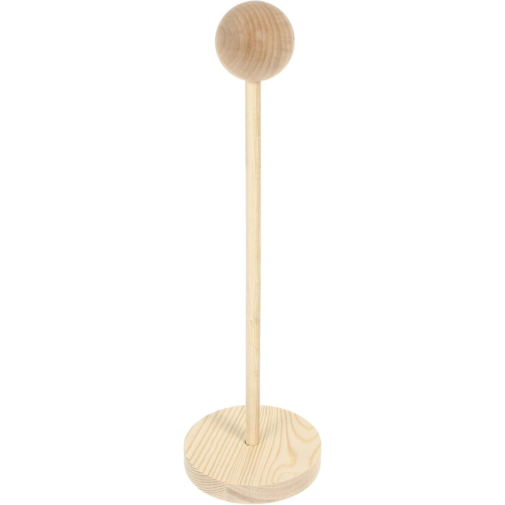 Hbhkjs Unisex Display Wig Stand Headpiece Display Rack Longevity And Durability In High-Class Wood