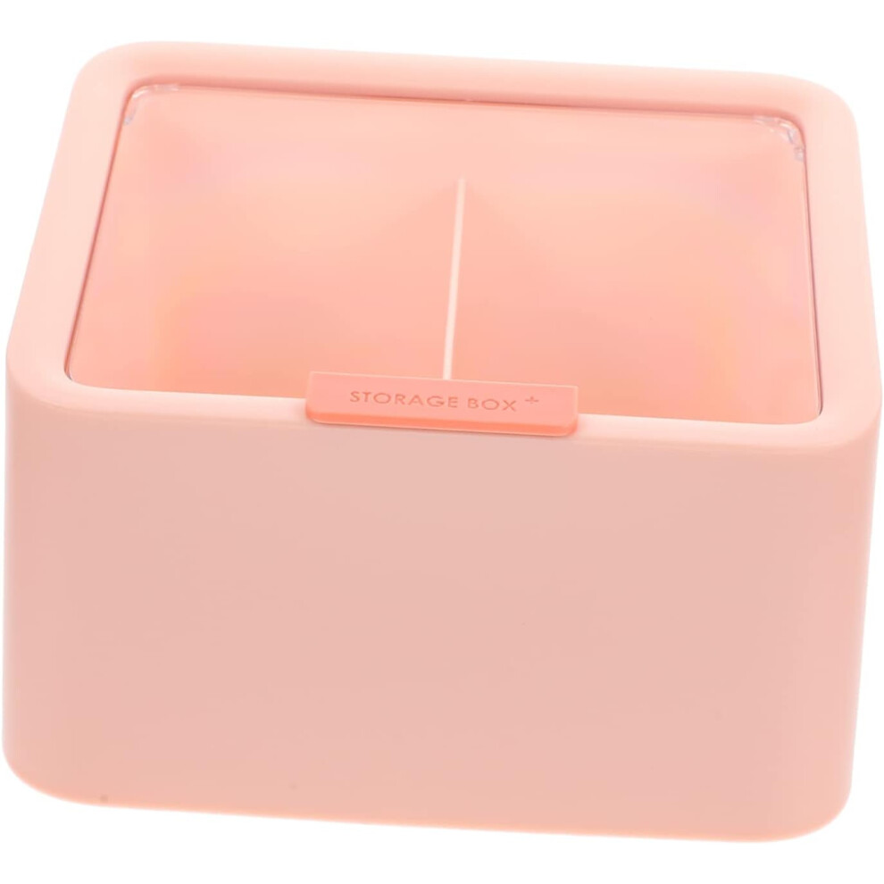 Hbhkjs Cotton Pad Holder With Lid Rectangle Makeup Storage Box Swab Organizer