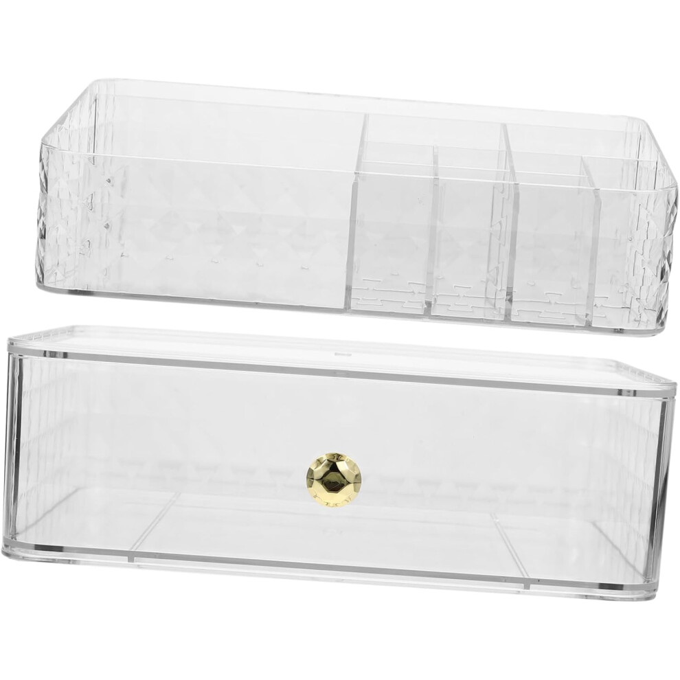Hbhkjs Multi-Compartment Drawer Cosmetics Storage Organizer Vintage Beauty Organiser Storage Box