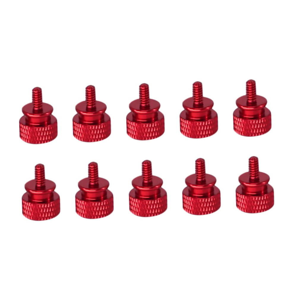 10Pcs Colored Aluminum Alloy Thumb Screws For Computer Chassis Fixing 6# 32 Size 5426217852181