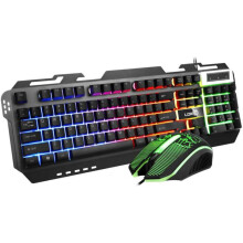Backlit Wired Keyboard and Mouse Lighting Gaming Keyboard with Connection
