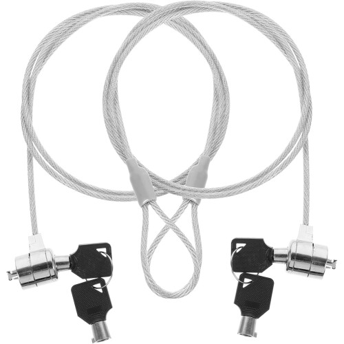 Cable Lock Anti Theft Keyed Cable Lock for Laptop Computer Accessory Notebook Lock and Security Cable Easy to Use Lock