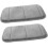 Office Keyboard Elevator Desk Pad Wrist Rest 2 Pack Memory Foam Mouse Mats 1