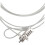 Wire Rope Laptop Lock 3.5mm Diameter 1.8m Length Universal Notebook Lock Security Cable Password Protection 1