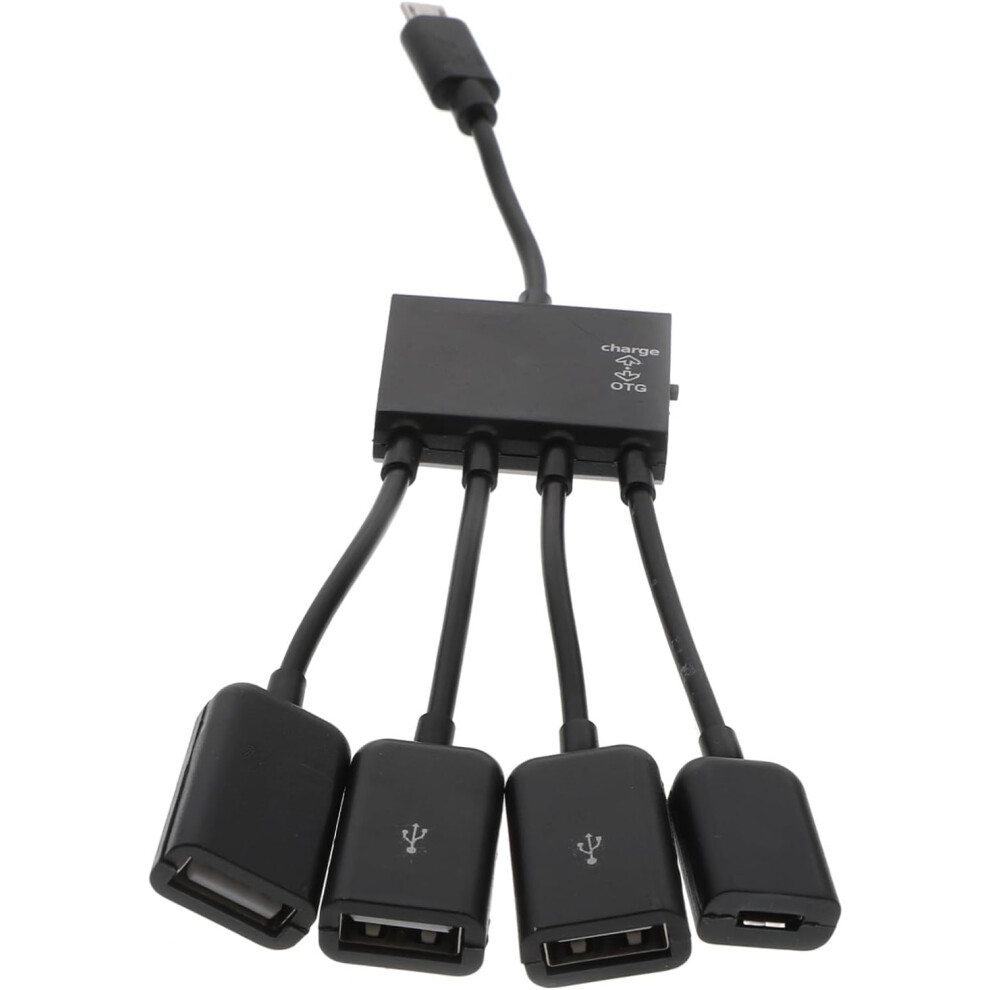 Micro Usb 2.0 Hub 4-Port Usb Hub Adapter Usb For Laptop Universal Data Hub Otg Charging 5426217856516