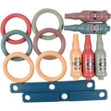 1Set Interactive Ring Toss Game for Fun Desktop Bottle Tossing Game