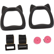 1 Set Kids Gymnastics Rings with Strap Professional Sports Gym Equipment Pull-up Training Workout Rings for Children's Home Fitness