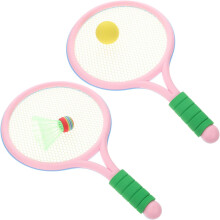 1 Set Kids Badminton Rackets Set Balls Training Equipment for Toddlers Badminton Training Tool