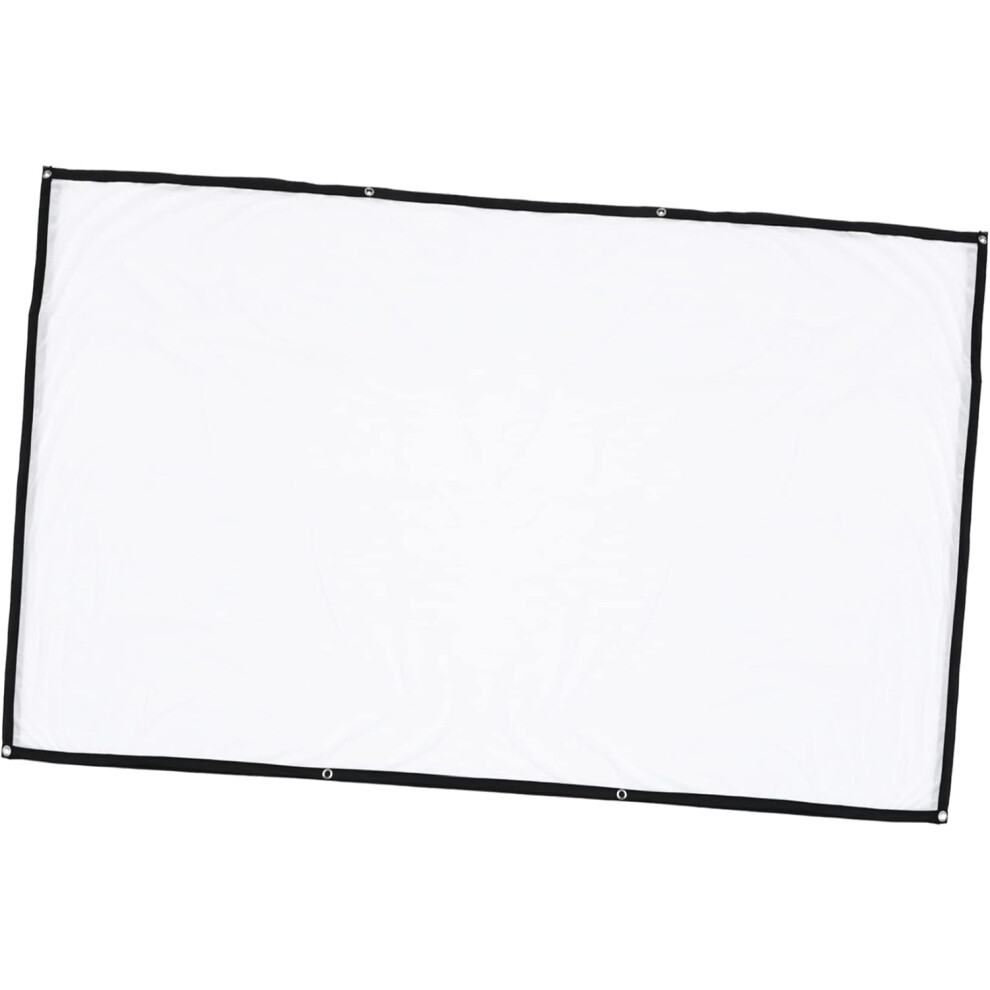 100 Inches Polyester Projection Screen Home Outdoor Movie Projector And Screen Wrinkle 7426217802191
