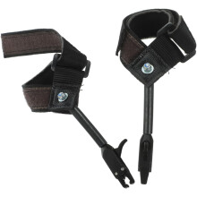 Recurve Bow Arrow Caliper Release Aid Accessory Brown Release for Recurve Bow Arrow Trigger Wristband