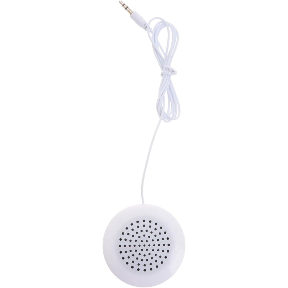 3.5Mm Pillow Speakers Jack Mini Volume Pillow Speaker For Bed Side Use White 7426217800906