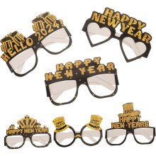 Costume Party Supplies Favors Eyeglasses Decors Year New Eyewear Cosplay Hello Eve Props Photo Accessories Booth Glasses