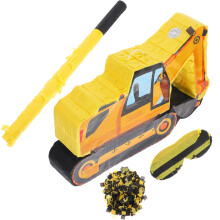1 Set Backhoe Piñata Car Fall Ornaments Suits for Boys Decorations Airplane Fall Decor for Ornaments for for Boys Paper