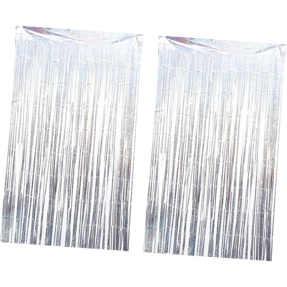 Foil Curtains Party Decorations Tinsel Fringe Rain Curtain Photo Booth Backdrop For Parties Events Light 6426217897723
