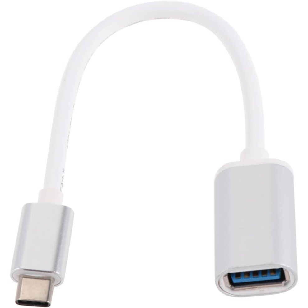 Usb C Adapter Otg Type-C To Reader 480Mbps Speed Lightweight For Computer Mobile Devices White 6426217890304