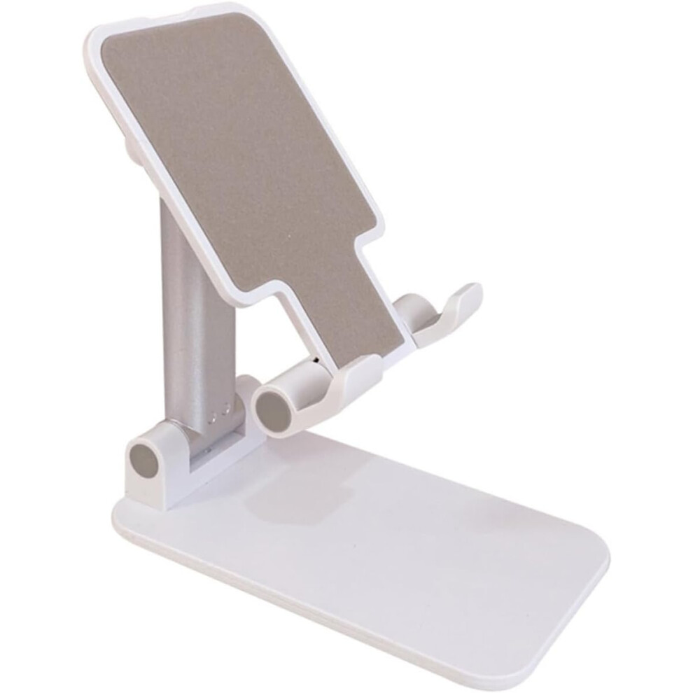 1Pc Tablet Support Minimalist Desktop Phone Holder No Adhesive For Tablets And Smartphones Portable And Space Saving Design White 6426217884501