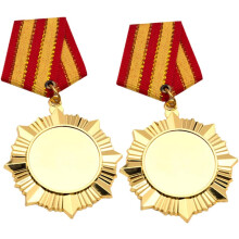 Kilpailumitali Kultapalkinnon mitalit miehille juokseville metalliseos Honor Medal -urheilumitalit
