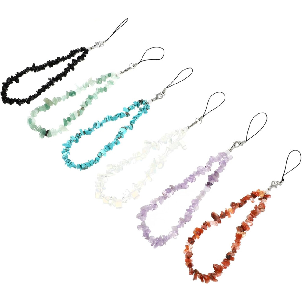 Phone Lanyard Elegant Phone Tether Tab Lanyard Phone Crystal Beads Phone Lanyards Lost Chain Stylish Accessory 6426217872508