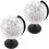 Unpainted Small Globe Model for DIY Coloring Craft Desk Decorations Educational Teaching Tool for Pack 1