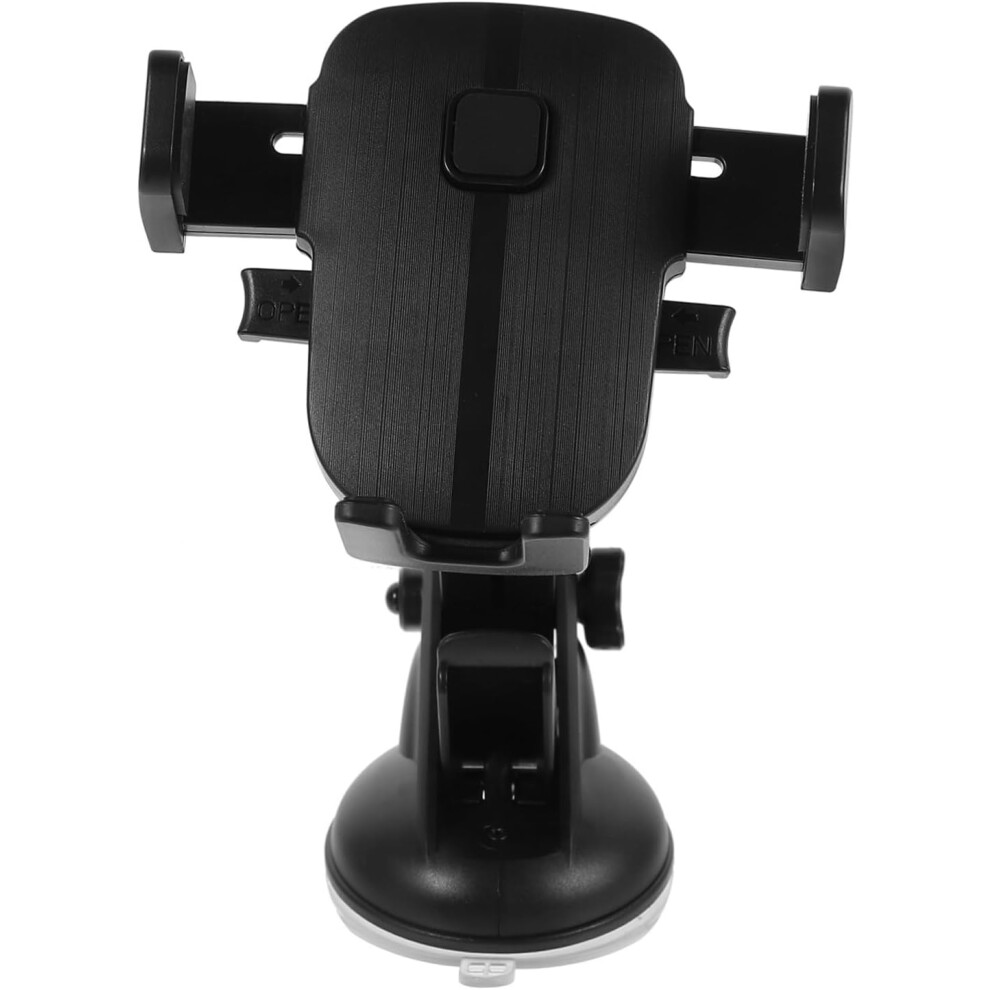 Cup Phone Holder For Car Mobile Phone Suction Cup Holder Retractable Car Phone Stand Universal Fit Car Phone Rack Black 6426217801805