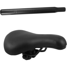 Boys and Girls Bike Seat Quick Dismounting Electrombile Front Safety Seat with Armrest Pedal Black