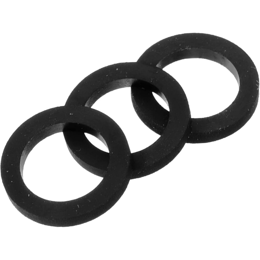 3Pcs Cassette Tape Machine Recorder Rubber Drive Belts For Tape Players Compatible Black 5426217810501