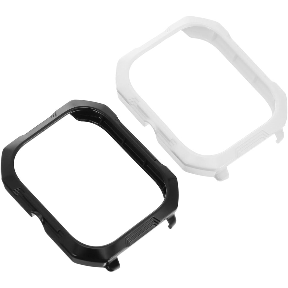 2Pcs Smartwatch Protective Case Compatible For Durable Shells Lightweight Smartwatch Covers For Enhanced Protection 5426217808935