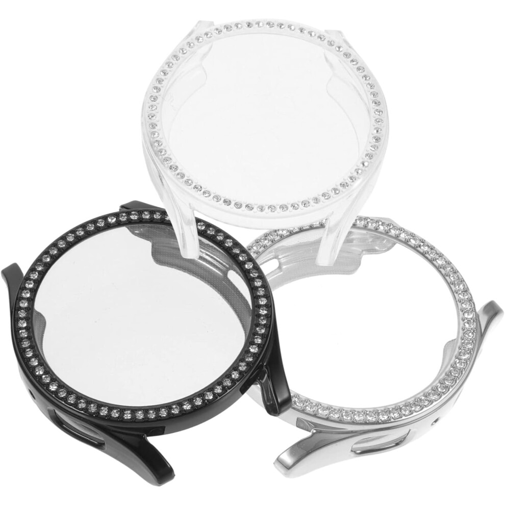 Replaceable Smartwatch Cover 3Pcs Rhinestone Watch Case For 4/5 Edge Protection 5426217808676