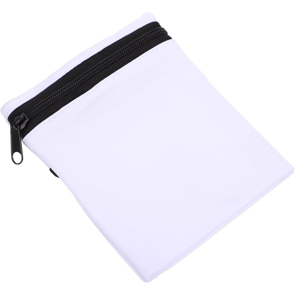 Cell Phone Holder Armband For Running Elastic Sports Arm Bag White 5426217759251