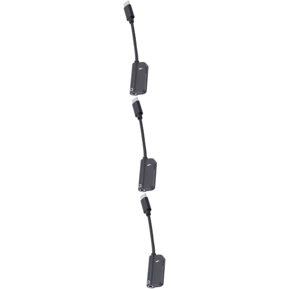 3Pcs Audio Converter Ear Buds Charger Adapters Usb- Adapter Headphone Adapter Earphone Adapte 5426217753075