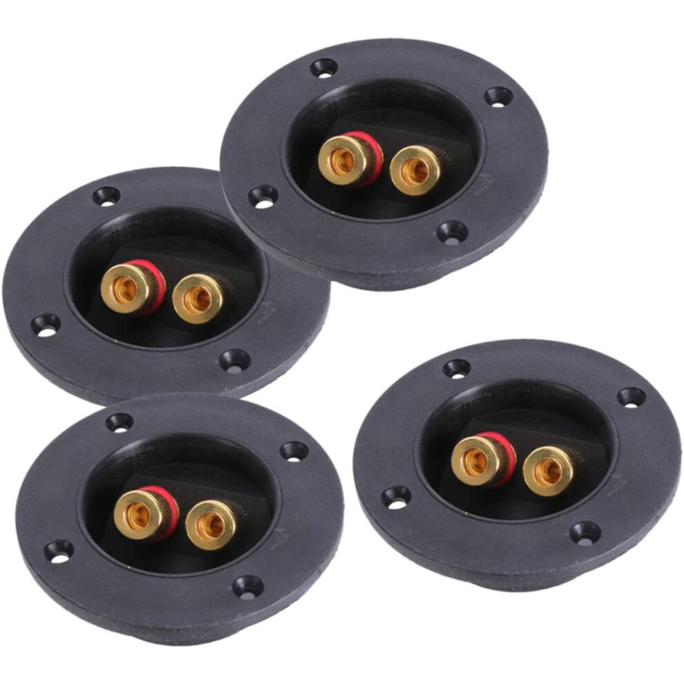 4 Sets Of Replacement Loudspeaker Terminal Cup Connectors Binding Post Speaker Wire Connectors 5426217748170
